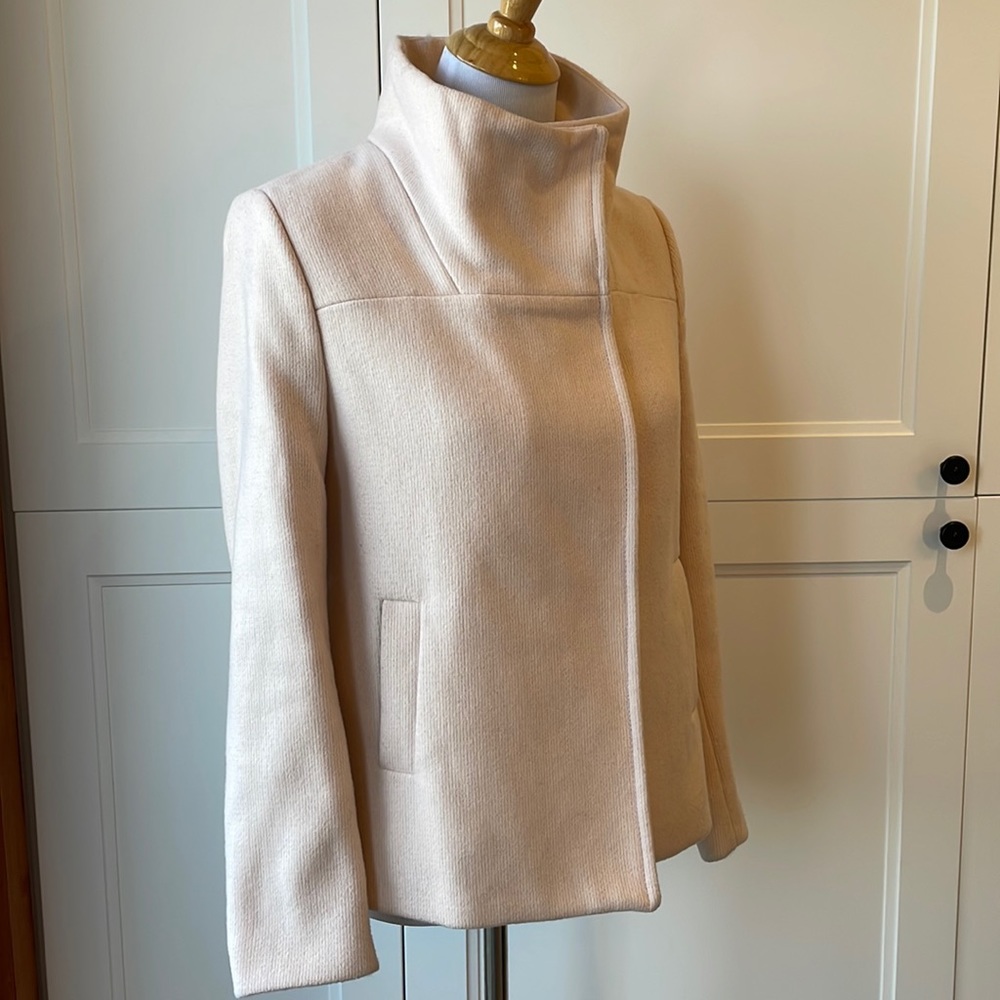 Pastel pink wool blend coat, Old Navy, XS